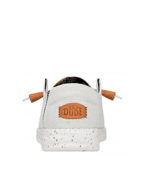 WENDY WASHED CANVAS Scarpa easy-on in tela white - Scarpe Donna