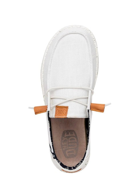 WENDY WASHED CANVAS Scarpa easy-on in tela white - Scarpe Donna