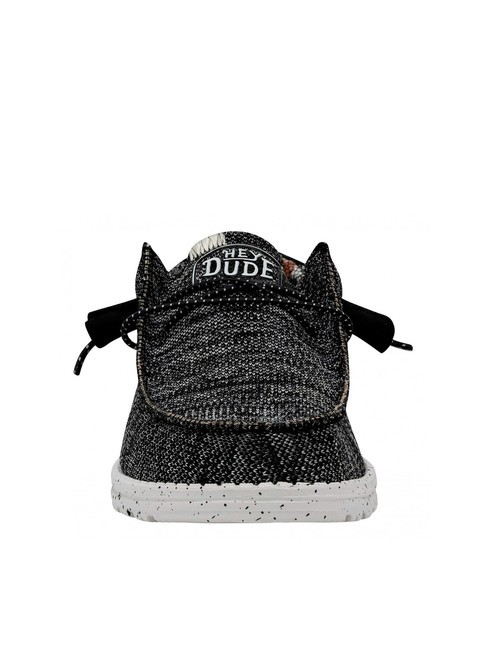 WALLY SOX STITCH Scarpa mocassino easy-on black/white - Scarpe Uomo