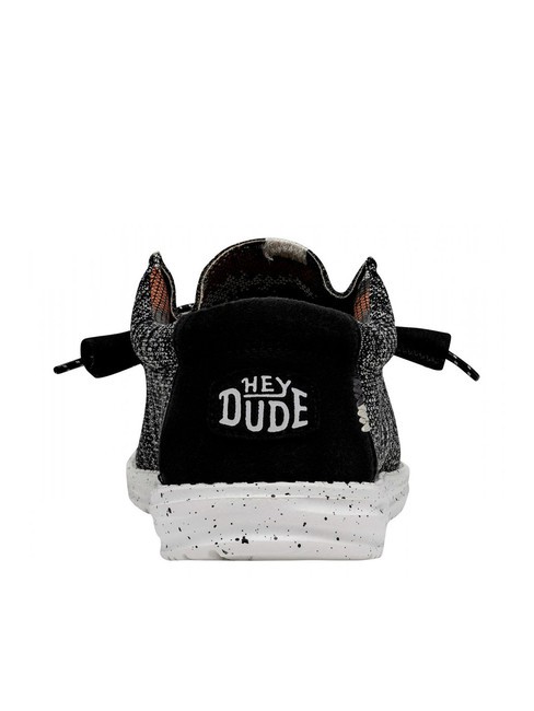 WALLY SOX STITCH Scarpa mocassino easy-on black/white - Scarpe Uomo