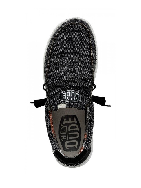 WALLY SOX STITCH Scarpa mocassino easy-on black/white - Scarpe Uomo