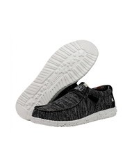 HEY DUDE WALLY SOX STITCH Scarpa mocassino easy-on black/white - Scarpe Uomo - 6
