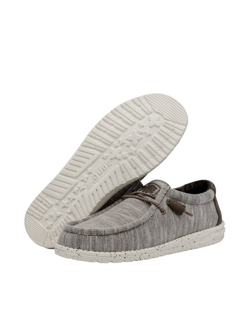 WALLY STRETCH MIX Mocassini calzata easy-on limestone - Scarpe Uomo