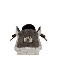 HEY DUDE WALLY STRETCH MIX Mocassini calzata easy-on limestone - Scarpe Uomo - 4