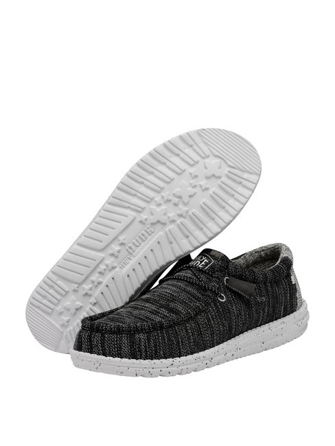 WALLY STRETCH MIX Mocassini calzata easy-on meteorite - Scarpe Uomo