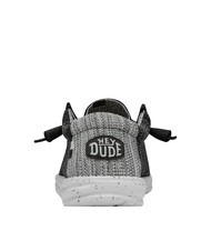 HEY DUDE WALLY STRETCH MIX Mocassini calzata easy-on meteorite - Scarpe Uomo - 4