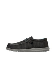 HEY DUDE WALLY SOX Mocassini calzata easy-on charcoal - Scarpe Uomo - 2