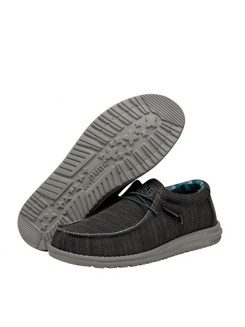 WALLY SOX Mocassini calzata easy-on charcoal - Scarpe Uomo