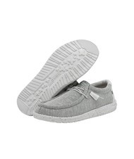 HEY DUDE WALLY SOX Mocassini calzata easy-on stone white - Scarpe Uomo - 6