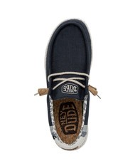 HEY DUDE WALLY BREAK STITCH Scarpa mocassino navy - Scarpe Uomo - 5
