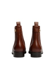 TOMMY HILFIGER STUD LOW CHELSEA Stivaletto in pelle cognac brown - Scarpe Donna - 3