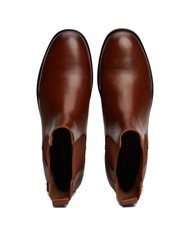 TOMMY HILFIGER STUD LOW CHELSEA Stivaletto in pelle cognac brown - Scarpe Donna - 4