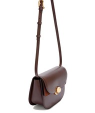FURLA SFERA Borsa in pelle con flap a tracolla cioccolato - Borse Donna - 3