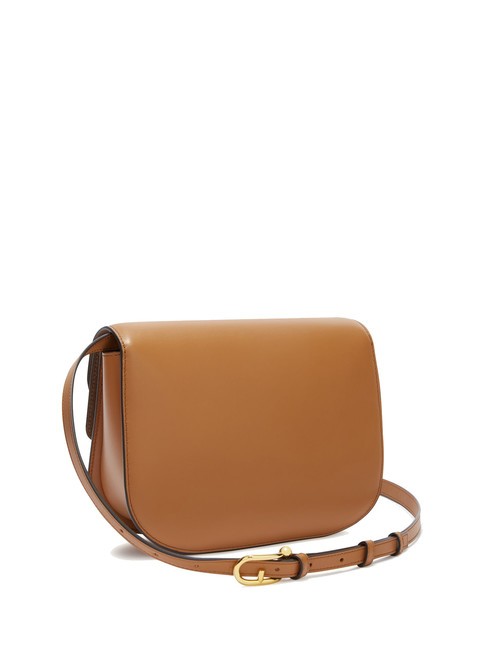 SFERA Borsa in pelle con flap a tracolla brandy - Borse Donna