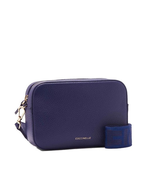 TEBE Borsa a tracolla in pelle martellata royal blue - Borse Donna