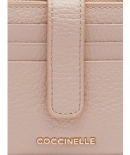 COCCINELLE METALLIC SOFT Mini Portafoglio in pelle rosette - Portafogli Donna - 3