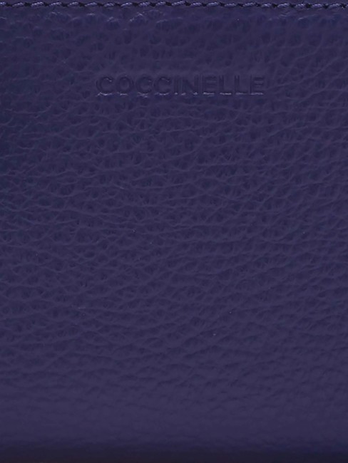 TASSEL Portacarte in pelle martellata con nappina royal blue - Portafogli Donna