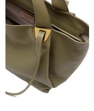COCCINELLE OLIVER Borsa in pelle doppio manico laurel green - Borse Donna - 4