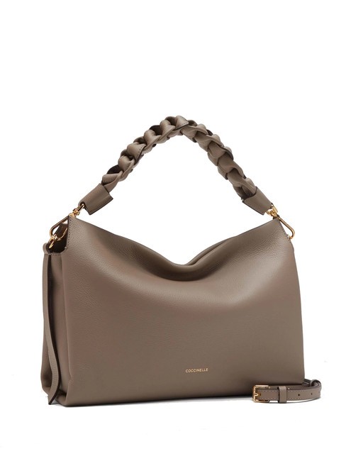BOHEME GRANA DOUBLE Borsa in pelle martellata con tracolla warm t./rosette - Borse Donna