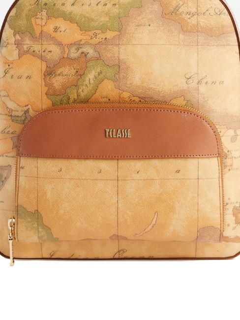 GEO CLASSIC Zaino doppia zip NATURALE - Borse Donna