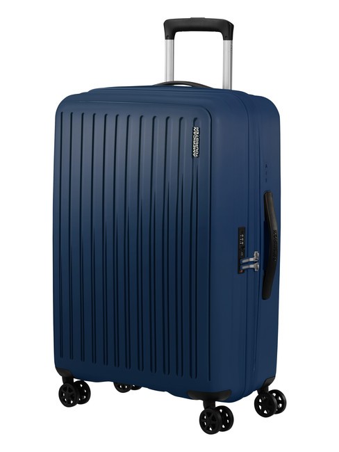 REJOY Trolley misura media BLU NAVY - Trolley Rigidi