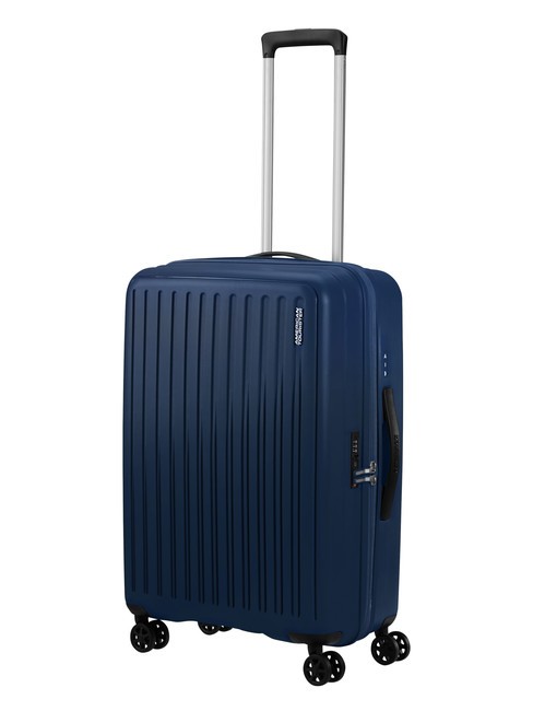 REJOY Trolley misura media BLU NAVY - Trolley Rigidi