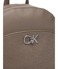 CALVIN KLEIN RE-LOCK  Zaino Donna cinder monogram pu - Borse Donna - 3
