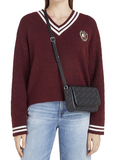 TOMMY JEANS ESS MUST  Mini Bag a tracollaù black - Borse Donna