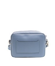 GIANNI CHIARINI LOGO PRINT Borsa camera case pelle martellata ming blue - Borse Donna - 4