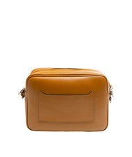 GIANNI CHIARINI LOGO PRINT Borsa camera case pelle liscia tan - Borse Donna - 4