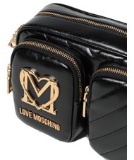 LOVE MOSCHINO CITY POCKETS Borsa trapuntata a tracolla Nero - Borse Donna - 3