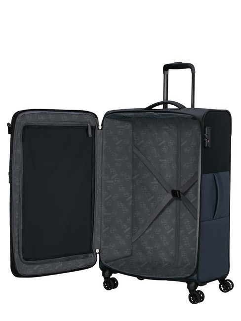 DARING DASH Trolley grande espandibile black/grey - Trolley Semirigidi