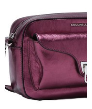 COCCINELLE BEAT PEPITA  Mini Bag a tracolla, in pelle pulp pink - Borse Donna - 3
