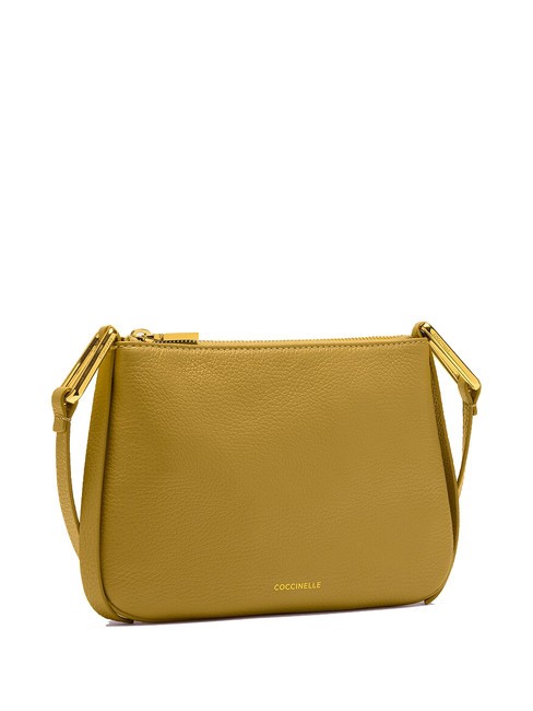 MAGIE Borsa piccola a tracolla in pelle citronella - Borse Donna