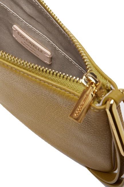 MAGIE Borsa piccola a tracolla in pelle citronella - Borse Donna