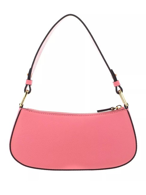 MERVEILLE Borsa a spalla in pelle martellata hyper pink - Borse Donna