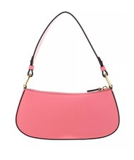 COCCINELLE MERVEILLE Borsa a spalla in pelle martellata hyper pink - Borse Donna - 3