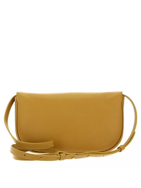 MAGIE Borsa mini pelle martellata citronella - Borse Donna