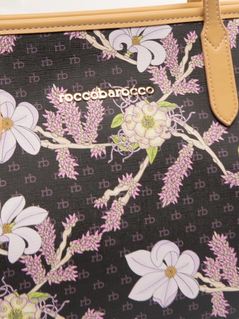 FLOWER MARKET Shopper a spalla black - Borse Donna