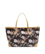 ROCCOBAROCCO FLOWER MARKET Shopper a spalla black - Borse Donna - 4