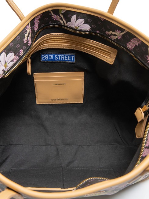 FLOWER MARKET Shopper a spalla black - Borse Donna