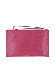 THE BRIDGE LUCREZIA Pochette con polsierina in pelle lipstick abb. oro - Borse Donna - 3