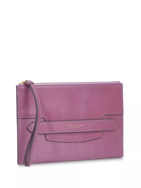 LUCREZIA Pochette in pelle malva abb.oro - Borse Donna