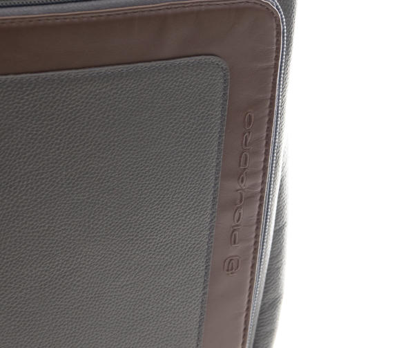 X1 Zaino porta PC 13", in pelle blu/marrone - Zaini da lavoro porta PC