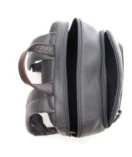 PIQUADRO X1 Zaino porta PC 13", in pelle blu/marrone - Zaini da lavoro porta PC - 5