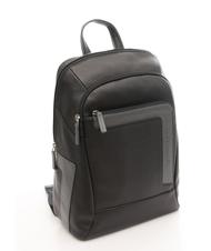 PIQUADRO X1 Zaino porta PC 13", in pelle nero/grigio - Zaini da lavoro porta PC - 2