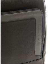 PIQUADRO X1 Zaino porta PC 13", in pelle nero/grigio - Zaini da lavoro porta PC - 4