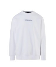 NORTH SAILS BASIC Felpa in cotone con lettering logo white - Felpe Uomo - 6