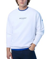 NORTH SAILS BASIC Felpa in cotone con lettering logo white - Felpe Uomo - 3