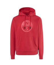 NORTH SAILS BASIC Felpa stampa logo con cappuccio watermelon - Felpe Uomo - 5